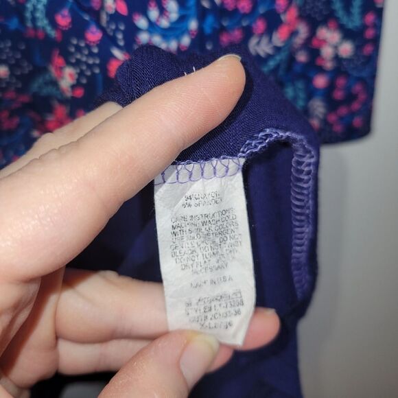 Love Story Flare Sleeve Floral Boho Top XL - Picture 4 of 9